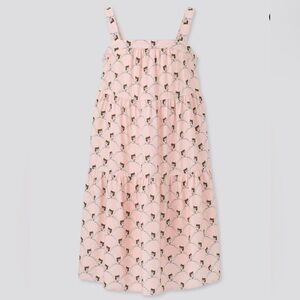 Paul & Joe x Uniqlo Toddler Pink Cat Print Sundress size 3